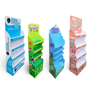 Süpermarket perakende ekran standı Pvc köpük panel ekran rafları plastik ekran standı - Product Image 2