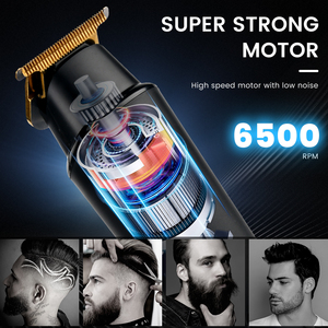 PRITECH 6500rpm 3mmコードレスOEMヘアトリマー電気ヘアクリッパーLEDディスプレイ付きトラベルロック - Product Image 3
