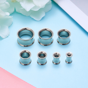 Titan vít phù hợp với tai thịt đường hầm cắm Vàng Anodized nội bộ chủ đề đôi loe rỗng Tai Expander đo đám cưới - Product Image 5