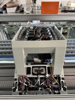 Sistema doble Carro doble Cuello de función completa Máquina de tejer plana computarizada de 80 pulgadas Sistema estable
