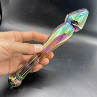 Colorido cristal consolador cuentas bola Butt Plug masturbación pene Artificial adultos juguetes sexuales para hombre mujer Gay