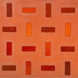ML-OT001 Baldosa de terrazo Palladiana de cemento con mosaico de ladrillo rojo hecha a mano en fábrica - Product Image 1