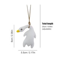 Drôle de changement de couleur balançoire canard voiture pendentif rôti blanc rôti canard décor intérieur pour mariage et baptême