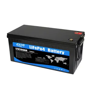 EJOR充电电动摩托车Lifepo4包12v 200ah Lifepo4锂离子电池储能