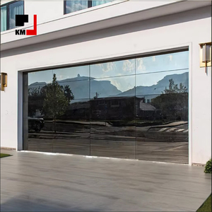<span class=keywords><strong>Porte</strong></span> de <span class=keywords><strong>garage</strong></span> <span class=keywords><strong>sectionnelle</strong></span> moderne en verre trempé avec cadre en aluminium, <span class=keywords><strong>motorisée</strong></span>, à ouverture automatique vers le haut, portes de sécurité en verre pour la maison - Product Image 1