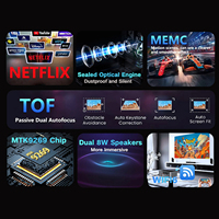Projecteur de films 3D Y3pro WiFi 6 Android 9 pour extérieur et cinéma maison, 1000 lumens, résolution native 1080P 4K, haut-parleur intégré, prise US