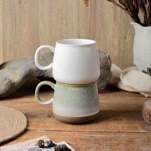 Nordic Retro Hand-made Ceramic <b>Mug</b> <b>Large</b> Capacity 450ML Multi-scene Home Office Coffee/ Water/Tea/Latte/Cappuccino Cup - Product Image 4