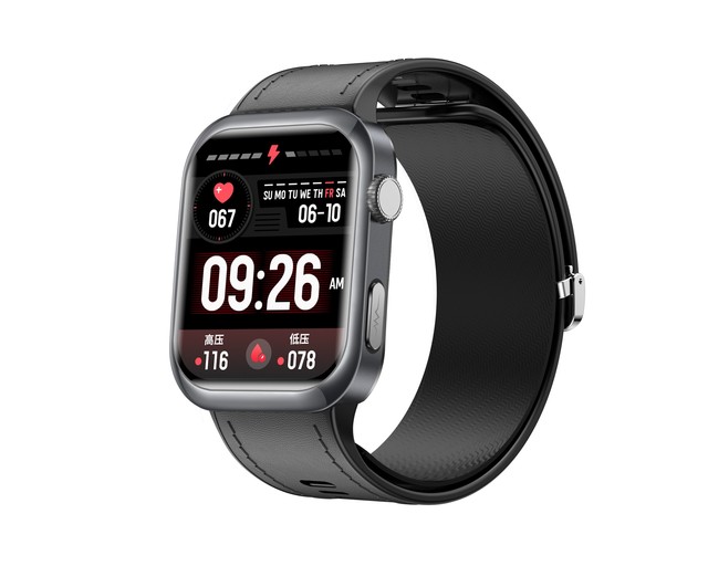 AMOLED Screen Waterproof Smart Watch ECG PPG Blood Oxygen Blood Pressure Healthy Monitor TPU Airbag Smartwatches