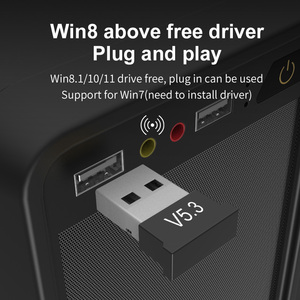 Ht nhà máy giá không dây <span class=keywords><strong>USB</strong></span> dongle v5.3 <span class=keywords><strong>Adapter</strong></span> cho Windows PC <span class=keywords><strong>USB</strong></span> BT 5.3 <span class=keywords><strong>Adapter</strong></span> cho máy in tai nghe - Product Image 2