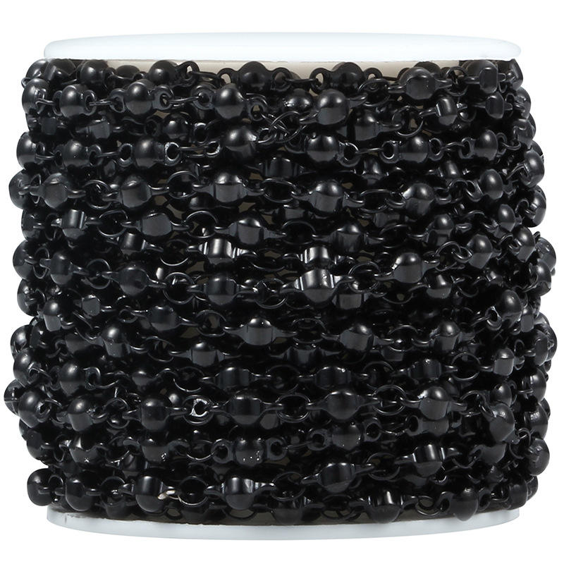 Black Handmade Lantern Chain 3.5mm