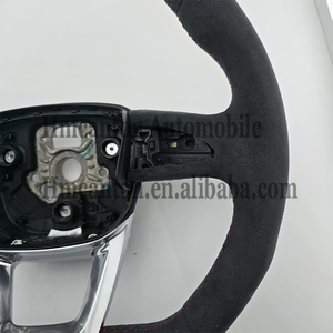 Volante de Alta Calidad en Alcántara para Audi A3 A4 A5 A6L A8 Q5 Q7 Q8 TT B9 - Product Image 6