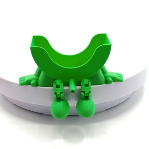 Cartoon Face Sponge Holder with Legs Funny Kitchen Sink Organizer Cute Standing Sponge <b>Drying</b> <b>Rack</b> for Countertop Dishwashing - Product Image 3