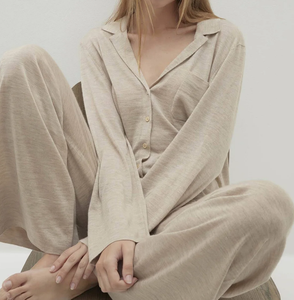 Collection cachemire ultra-premium Ensembles de vêtements de détente en cachemire italien écologique et confortable Ensembles de pyjamas en cachemire de qualité supérieure pour les couples - Product Image 5