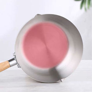 Casserole multi-sections en acier inoxydable compatible avec les plaques à induction, avec wok antiadhésif, équipement de cuisson écologique et durable - Product Image 5