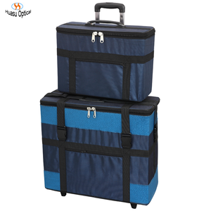 Kính quang học dụng cụ hiển thị Vali Kính mắt Khay lưu trữ <span class=keywords><strong>container</strong></span> Organizer Kính mát hiển thị trường hợp xe đẩy Set - Product Image 4