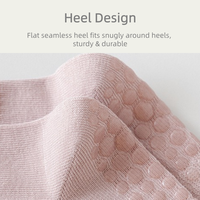 Chaussettes de yoga et de Pilates pour femmes, antidérapantes, en coton et élasthanne, respirantes, séchage rapide, logo personnalisé OEM du fabricant.