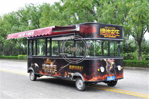 2025 CE Approved Electric Food Vending Truck Mobile Hot Dog <b>Cart</b> with <b>Kitchen</b> Equipment Stainless Steel Food Kiosk - Product Image 3