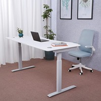 Bureau de travail motorisé flexible avec réglage de la hauteur, dispositif de détection de charge et hub de gestion de la charge