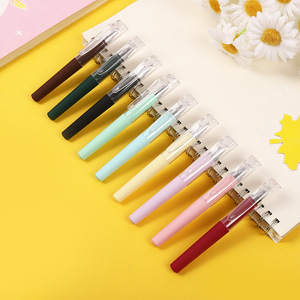 Office Supplies Colored Push-Button Ballpoint <b>Pen</b> Plastic Bullet Tip Blue 0.7mm Ballpoint <b>Pen</b> - Product Image 3