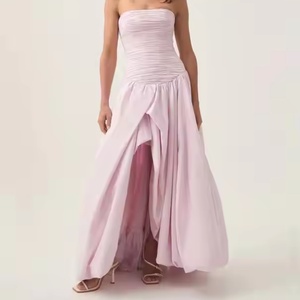 Robe d'été plissée décontractée en coton de haute qualité pour femme – Grande Vente - Product Image 1