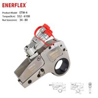 Clé dynamométrique hydraulique à profil bas ENERFLEX, réglable, de qualité industrielle, 220V 50Hz, usine OEM/ODM, entraînement 1 pouce, max 6108N.m