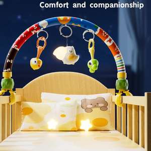 Ensemble mobile <span class=keywords><strong>pour</strong></span> berceau de bébé, hochet musical léger et doux <span class=keywords><strong>pour</strong></span> animaux, jouets d'activité <span class=keywords><strong>pour</strong></span> bébé, cloches de lit suspendues <span class=keywords><strong>pour</strong></span> nouveau-né - Product Image 2