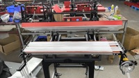 Nova Máquina de Prensa Térmica Multifuncional Semiautomática Hidráulica 25x100cm para Sublimação com Aquecimento Duplo Rotativo para Cordões de Cetim