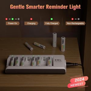 For EBL 1100mAh 1.2V NiMH Triple AAA Rechargeable Batteries with Charger for Medical Flashlight Toy Use - Product Image 3