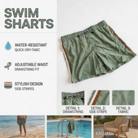 Shorts de sport de plage pour hommes personnalisés, tissu peigné, impression numérique, imperméables, séchage rapide, service OEM, haute qualité