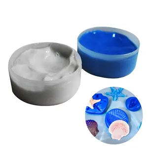 Non-Toxic Strong Flexible Silicone Putty Kit 1:1 Mixing Ratio For Silicone Epoxy Rubber Resin Mold Making/DIY/Craft Molds