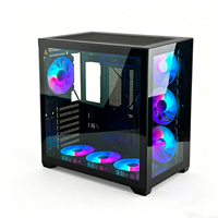 Nouveau produit : Boîtier d'ordinateur de jeu ATX Tower en verre trempé, boîtier CPU, boîtier d'ordinateur de bureau, boîtier de PC de jeu