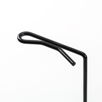 MAXERY Support à l'envers, support bon marché pour bâtons, fer noir pour vacances, salle à manger, maison de thé, chambre à coucher, décor noir et marron