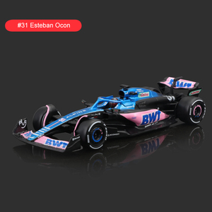 Alpine A523 10 #31 # Produit de licence <span class=keywords><strong>Burago</strong></span> 2023-<span class=keywords><strong>1</strong></span>:<span class=keywords><strong>43</strong></span> <span class=keywords><strong>F1</strong></span> (avec casque) Modèle de voiture en alliage de simulation - Product Image 3