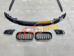 Pièces automobiles pour voiture, kit aérodynamique Black Knight, lèvre de séparateur avant, spoiler pour <span class=keywords><strong>BMW</strong></span> <span class=keywords><strong>X5</strong></span> <span class=keywords><strong>F15</strong></span>, <span class=keywords><strong>calandre</strong></span> de spoiler - Product Image 4