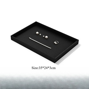 Custom High end jewelry display props jewelry trays Thai silk <b>rings</b> necklaces bracelets earrings display <b>plates</b> - Product Image 6