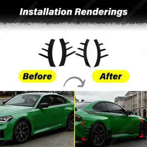 Kit de Accesorios Externos para Decoración de Cejas de Rueda Laterales de Automóvil, Estilo 2023 2024 2025, para BMW Serie 2 M2 G87 Base Coupé - Product Image 2