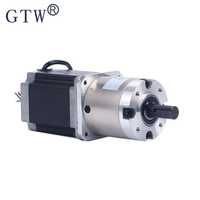 Moteur pas à pas hybride GTW Nema 23 avec boîte de vitesses planétaire, rapport de réduction 1:13, contrôle biphasé DC 24V, couple 5,0 Nm, diamètre d'arbre 8 mm