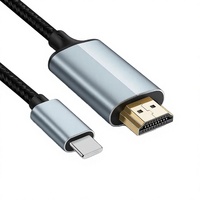 Kabel Konverter Layar Huybaa USB Tipe-C IPhone/iPad TV untuk Adaptor Digital 2M 1080P (iOS 16/15/14/13) Kompatibel dengan iPhone 13/14