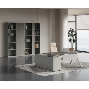 Commercial Office Furniture Table Office <b>Desks</b> CEO Wood Modern Executive <b>Computer</b> <b>Desk</b> Manager Ceo Luxury Table - Product Image 2