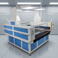 Machine de découpe laser CO2 à refroidissement par eau de haute qualité, nouvelle, pour la sublimation de tissus, avec support IA, CNC 4 axes et capteur IR lointain Anjiang