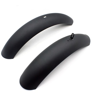 Material plástico 26 "Mountain Dirt Bike 110mm de ancho Fat Tire Bicicleta Guardabarros Fat Bike Guardabarros - Product Image 3
