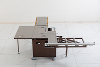 Scie à table électrique pliable A6 Mini pour le travail du bois, machine à couper le bois à 45_90 degrés
