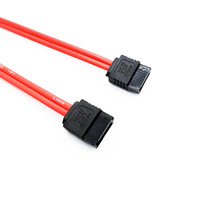 Cable plano corto personalizado, Sata de 7 pines para disco duro Serial ATA, Cable paralelo doble, Cable de alimentación Sata HDD