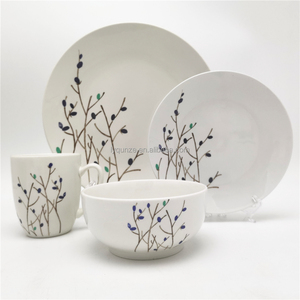 <span class=keywords><strong>Service</strong></span> <span class=keywords><strong>de</strong></span> vaisselle nordique bon marché, 16 pièces, <span class=keywords><strong>service</strong></span> <span class=keywords><strong>de</strong></span> <span class=keywords><strong>table</strong></span> en <span class=keywords><strong>porcelaine</strong></span> avec décalcomanie - Product Image 2