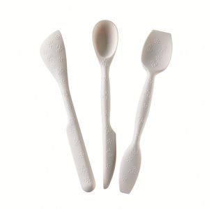 Spatules et cuillères en silicone antiadhésives personnalisées (3 pièces) pour mélanger, pétrir et préparer les plats – Ustensiles de cuisine essentiels - Product Image 1