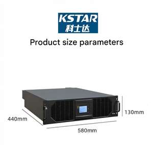 Kstar YDC9306-RT 프로페셔널 에디션 6000VA/5400W 랙 마운트 <span class=keywords><strong>UPS</strong></span> 표준 병렬 연결, 스마트 충전, ECO 운영 모드 - Product Image 2