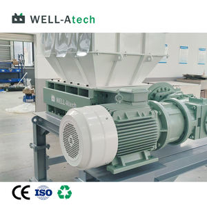 Broyeur à double arbre à engrenages automatique haute sécurité pour le recyclage des déchets médicaux/électroniques, prétraitement écologique des déchets solides - Product Image 5