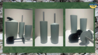 Einfache Moderne Lotionsflasche Badezimmer Nachfüllbarer Pumpspender Plastik-Seifenspender für Zuhause und Hotel