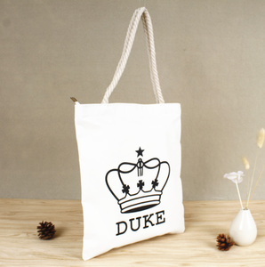 <span class=keywords><strong>Bolso</strong></span> De Lona De algodón reciclado ecológico para mujer, <span class=keywords><strong>bolso</strong></span> De compras De moda con logotipo y cierre De bloqueo, <span class=keywords><strong>Bolso</strong></span> De Lona para mujer - Product Image 3