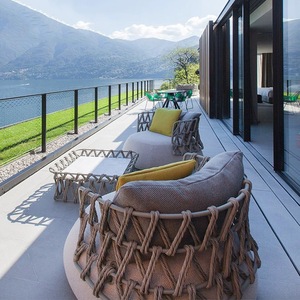 Lit de Jardin Moderne de Luxe Personnalisé de Haute Qualité pour Piscine Extérieure, en Aluminium Durable et Imperméable, pour Patio et Cabane de Plage - Product Image 5